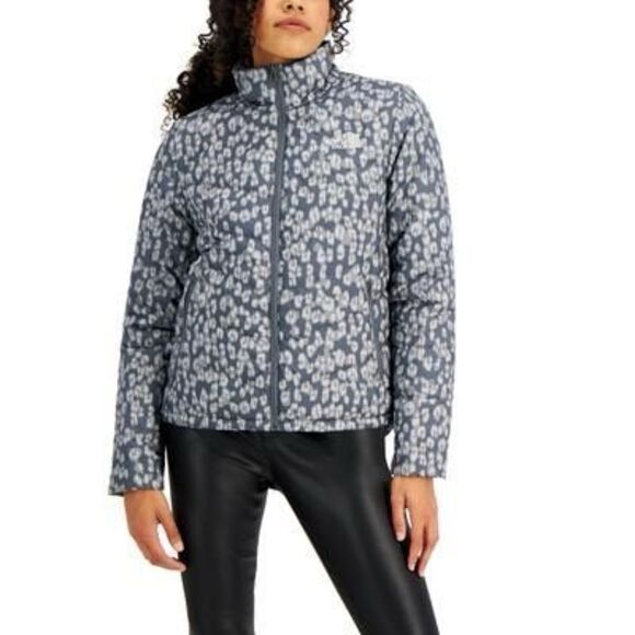 The North Face Women S Leopard Printed Tamburello Jacket L - Picture 1 of 3